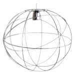 Colgante Orbital Esfera Alambre De Acero Metalizado Grande