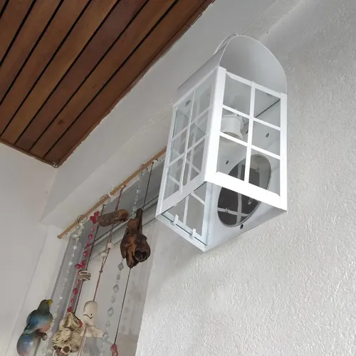 Farol Estilo Colonial Ferroviario #14 Para Amurar O Colgar - Imagen 9