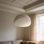 Plafón Chapa Decorativo 2 Luces Vidrio Génesis Apto Led E27