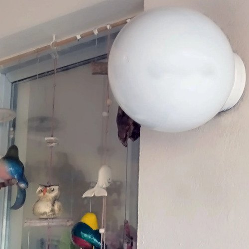 Aplique Globo Pvc 25 Cm Antivandálico De Techo Ó Pared - Imagen 8