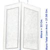 Farol Colonial Rectangular Chico Colgante Ó Amurar Nº 5 - Thumbnail Image 2