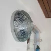 Plafón Chapa Grande Cromado 2 Luces Vidrio Transparente E27 - Thumbnail Image 9