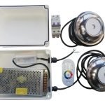 Pack 2 Luces Pileta 10w Rgb Gabinete/control/termica/fuente