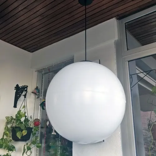 Colgante Globo Esfera Pvc Opal 45 Cm Deco Apto Led E-27 - Imagen 9