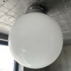 Aplique Globo Metalizado De Vidrio Opal (12x25) Techo/pared - Thumbnail Image 6