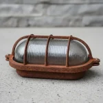 Tortuga Fundición De Aluminio Ovalada Grande Con Reja Óxido