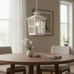 Farol Colonial Casita Mediano Con Mensula O Colgante