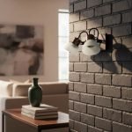Aplique Spot Tulipa De Pared Metalizado 2 Luces E27