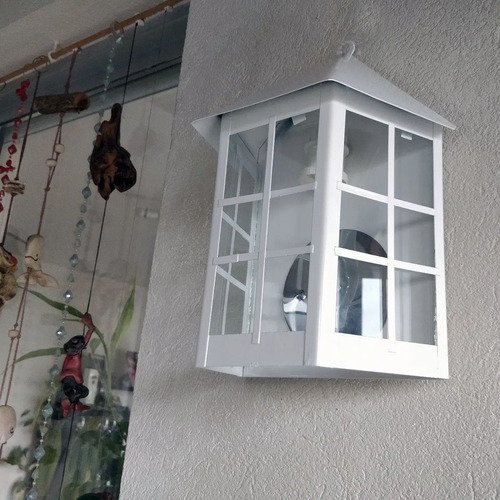 Farol Estilo Colonial 3 Caras (4) Para Amurar O Colgar - Imagen 6