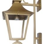 Farol Colonial De Fundición De Aluminio (706) Metalizado E27
