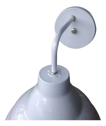 Spot Campana Metálica De Pared 25 Cm Moderno Vintage - E27 - Imagen 3