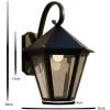 Farol Colonial Onix Hexa Mini Fundicion Aluminio Apto Led - Thumbnail Image 2
