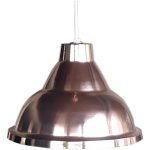 Colgante Campana 25 Metalizado 1 Luz Vintage - Apto Led E27