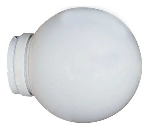 Aplique Globo Pvc 20 Cm Antivandálico De Techo Ó Pared E27 - Imagen 4
