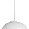Colgante Globo 1 Luz 2 Bocas (3) Vidrio Opal Moderno - E27 - Thumbnail Image 4