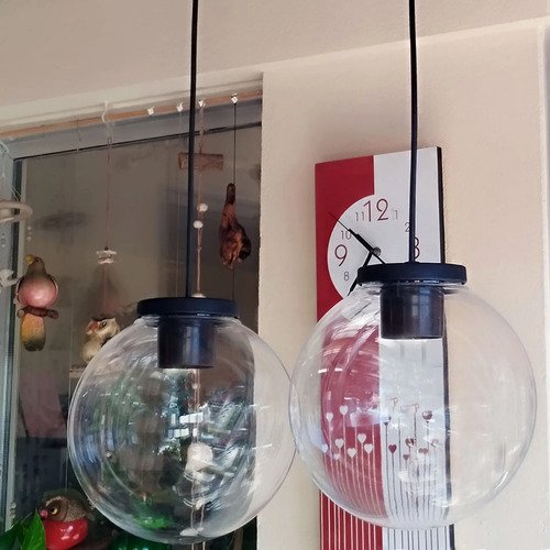 Colgante Globo Pvc 20 Antivandálico Base Rectang 2 Luces E27 - Imagen 5