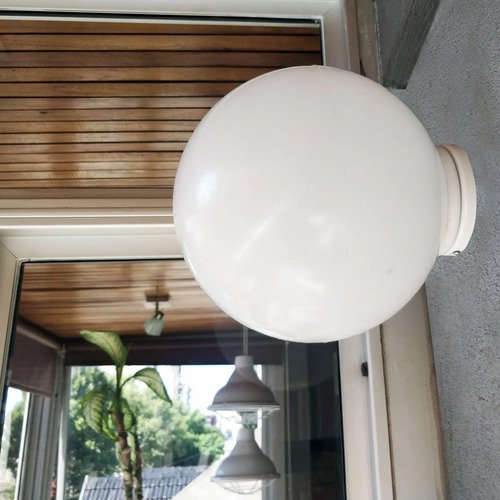 Aplique Globo Pvc 25 Cm Antivandálico De Techo Ó Pared - Imagen 9