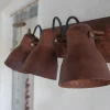 Aplique Spot Economico De Chapa 3 Luces Simil Óxido - E27 - Thumbnail Image 11