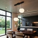 Colgante Honguito De Vidrio Opal 2 Luces Moderno - Apto Led