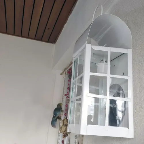 Farol Estilo Colonial Ferroviario #14 Para Amurar O Colgar - Imagen 7