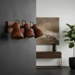 Aplique Spot Economico De Chapa 3 Luces Simil Óxido - E27